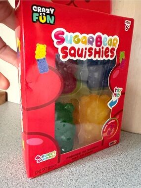 New Squishy Sensory Toy 4 Pack Sugar Bear Squishies Scented RMS Crazy Fun 6+